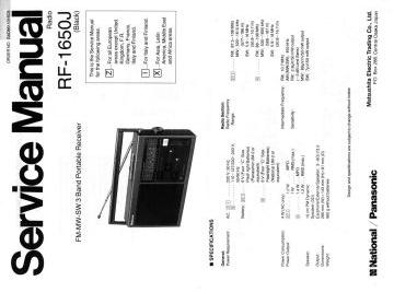 National Panasonic_National_Panasonic_Matsushita_Technics-RF1650-1985.Radio preview